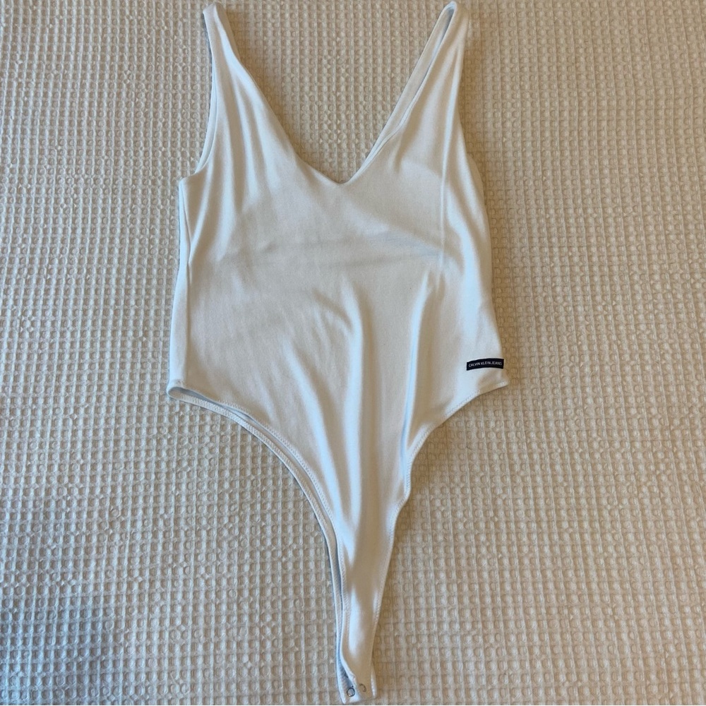 Calvin Klein Jeans White Bodysuit